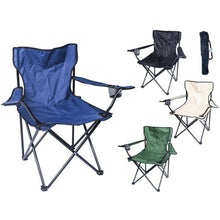 Cargar imagen en el visor de la galería, Silla Portátil Plegable Camping Pesca Montaña Acampada Picnic, 45x45x80 cm
