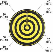 Cargar imagen en el visor de la galería, Tablero Dardos Magnéticos Doble Cara con Dardos Niños Adulto Oficina Familia Tiempo Libre Interior