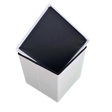 Cargar imagen en el visor de la galería, Púff Taburete de Almacenamiento Plegable Asiento de Almacenaje Cubo Otomano Reposapié