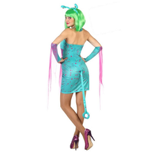 Cargar imagen en el visor de la galería, Disfraz Alien de Mujer Adulto para Carnaval Fiesta