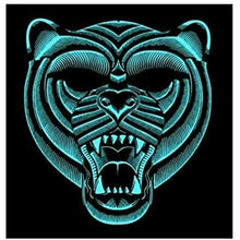 Cargar imagen en el visor de la galería, Mascara Tigre Leon Iluminación Máscara Luminosa Carnaval Halloween Accesorios
