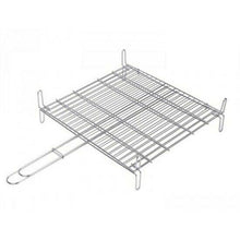 Cargar imagen en el visor de la galería, Parrilla Barbacoa doble, Plata, asado, medidas variadas, metal, DOBLE ZINCADA, Rejillas para barbacoas