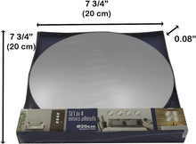 Cargar imagen en el visor de la galería, Set de 4 Espejos Cuadrado Redondo Estrella Corazon Hexagonal Adhesivos Decoración para Pared hogar