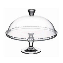 Cargar imagen en el visor de la galería, Tartera de Cristal con Pie y tapa, Soporte para Pasteles Tarta bizcochos Ice Cup