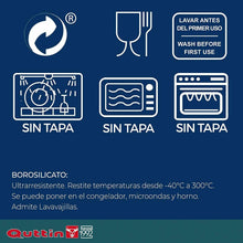 Cargar imagen en el visor de la galería, Fiambrera de Cristal con Tapa de Verde Rectangular Cuadrada redonda