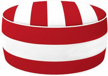 Cargar imagen en el visor de la galería, Puff hinchable Ottoman, poliéster hilado, repele el agua, 53 x 23 cm