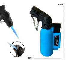 Cargar imagen en el visor de la galería, Mechero Turbo Fluor LLAMA SOPLETE Anti Viento Encendedor Encendido Eléctrico