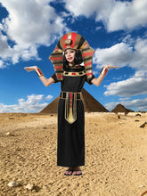 Cargar imagen en el visor de la galería, Disfraz Egipcia Faragona Niña Infantil Para Carnaval Fiesta Teatro