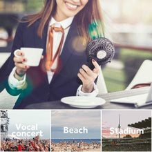 Cargar imagen en el visor de la galería, Mini Ventiladores de Mano USB Ventilador de Mano Recargable Portátil plegable