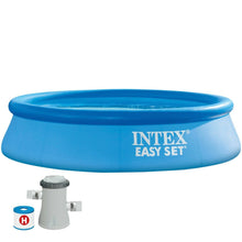 Cargar imagen en el visor de la galería, Piscina desmontable redonda INTEX jardin casa Ø305x61 cm familiar 3077 litros