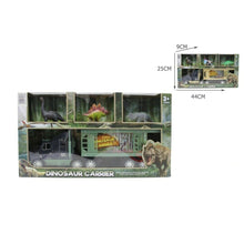 Cargar imagen en el visor de la galería, Dinosaurio Camión Juguete figuras regalo transporte 3 pcs Niños Juego sabana