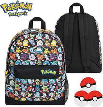 Cargar imagen en el visor de la galería, Pokemon Mochilas Escolares Mochila Niño Pikachu Pokeball infantil cole