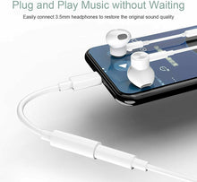 Cargar imagen en el visor de la galería, Adaptador de auriculares iPhone Audio Jack adaptador compatible con IOS