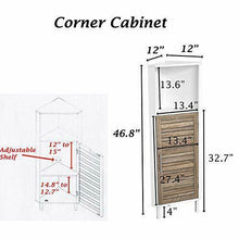 Cargar imagen en el visor de la galería, Tendance - Columna angular para 1 puerta y 1 caseta