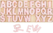 Cargar imagen en el visor de la galería, Letras de madera natural mini del 0 al 9 - 50 unidades papelería manualidades DI