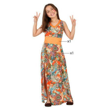 Cargar imagen en el visor de la galería, Disfraz Hippie Niña Infantil Para Carnaval Fiesta Teatro