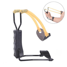 Cargar imagen en el visor de la galería, Tirachinas Con Apollabrazo y banda de goma Potente Para Caza Pesca al aire libre