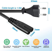 Cargar imagen en el visor de la galería, Cable de Alimentacion,1.5M ES Schuko Cable de alimentación para PC Monitor Tele