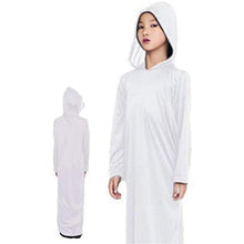 Cargar imagen en el visor de la galería, Túnica Blanca de Disfraz con Capucha Unisex Infantil Halloween Carnaval