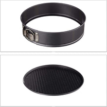 Cargar imagen en el visor de la galería, Moldes para hornear desmontables hacer pastel reposteria gris oscuro