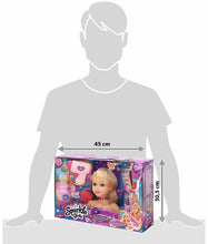 Cargar imagen en el visor de la galería, Busto peluquería Sparkle Girl, 80 piezas (44504) , color/modelos surtido