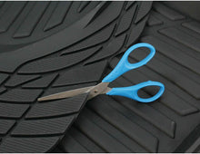 Cargar imagen en el visor de la galería, Alfombra coche automóvil negra 4 pcs interior coche Universal Moquetas autos