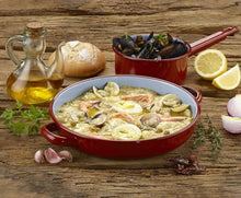 Cargar imagen en el visor de la galería, Cazo Recto Esmalte 12,14,16 cm Cocina de Fuego de Gas, Eléctrico,Vitro, Induccón