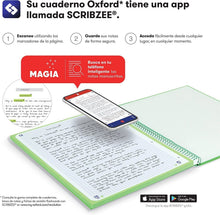 Cargar imagen en el visor de la galería, Cuaderno A4+ Cuadrícula 5x5, Tapa Extradura, 80 Hojas tapa dura libreta espiral