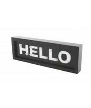 Cargar imagen en el visor de la galería, CARTEL HAPPY y HELLO LED MADERA DECORA HOGAR
