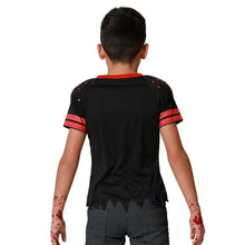 Cargar imagen en el visor de la galería, Disfraz Camiseta Jugador Futbol Americano Zombie Niño Infantil Para Halloween Carnaval Teatro