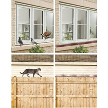 Cargar imagen en el visor de la galería, Pinchos Anti Aves Antipalomas de 4 Unidades de 49.5 x 4.6 x 1.8 cm, Pinchos Anti Gatos Palomas