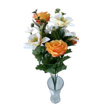 Cargar imagen en el visor de la galería, Ramo de Flores secas Artificiales Cementerio Mesa Decoración Boda hogar regalo