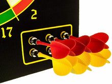 Cargar imagen en el visor de la galería, Tablero Dardos Magnéticos Doble Cara con Dardos Niños Adulto Oficina Familia Tiempo Libre Interior