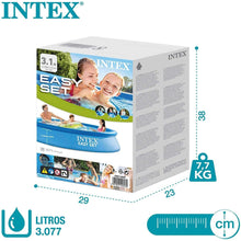 Cargar imagen en el visor de la galería, Piscina hinchable INTEX, Piscina redonda, Ø305x61 cm, capacidad 3.077 L