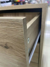 Cargar imagen en el visor de la galería, Mueble Mesita de Noche Armario de 3 cajones CÓMODA MDF 40 mm Habitacion dormitorio 38x34x60 cm