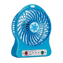 Cargar imagen en el visor de la galería, Mini ventilador recargable portatil de ordenador USB recargable enfriador