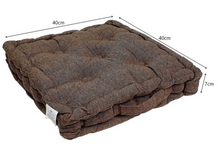 Cargar imagen en el visor de la galería, Cojin Para Silla Asiento Cuadrado Grande estampada o liso Varios Colores (40 x 40 x 7 cm) Hogar y Jardín Textil de hogar Fundas Nórdicas