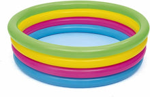 Cargar imagen en el visor de la galería, Piscina Hinchable Infantil 4 anillas colores inflable niños ø1.57 x H46 CM