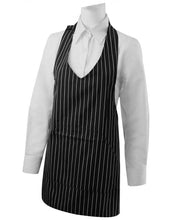 Cargar imagen en el visor de la galería, Delantal largo con peto de cocina professional 66 x 85 cm cocinero talla unica