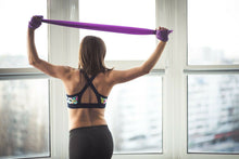 Cargar imagen en el visor de la galería, Banda elástica de resistencia para ejercicios fitness 1 pc gris 150x15 cm