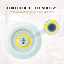 Cargar imagen en el visor de la galería, Juego 3 Luces LED con mando a distancia, funciona con pilas, para armarios, baño