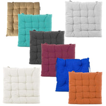 Cargar imagen en el visor de la galería, Cojin Acolchados Algoton y Poliester Para Sillas de 40 x 40 cm Para Silla de Jardín, Comedor, Cocina