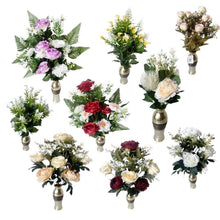 Cargar imagen en el visor de la galería, Ramo de Flores secas Artificiales Cementerio Mesa Decoración Boda hogar regalo