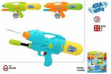 Cargar imagen en el visor de la galería, PISTOLAS de AGUA AQUA WORLD juguete al aire libre infantil niños verano