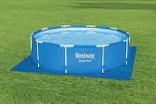 Cargar imagen en el visor de la galería, Tapiz de Suelo Protector para Piscina Bestway – PVC Resistente Azul