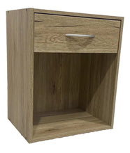 Cargar imagen en el visor de la galería, Mueble Mesita de Noche Armario Cajonera de 1 cajones CÓMODA MDF 40 mm Habitacion dormitorio 39x31xH48 cm