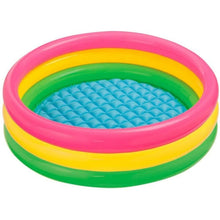 Cargar imagen en el visor de la galería, Piscina infantil hinchable 3 anillos con Fundo Alcochado 152X30cm