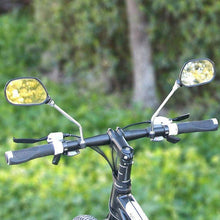Cargar imagen en el visor de la galería, 2 x Espejo Retrovisor de Bicicleta Ajustable Universales Lente de Espejo Retrovisor de Bicicleta para Bicicleta de Monta/Bicicleta/E-Bike/Monopatín/Silla de Ruedas/Andador