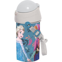 Cargar imagen en el visor de la galería, Botella robot pop up 500ml plastico infantil niños princesa colegio