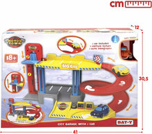 Cargar imagen en el visor de la galería, Motor Town - Garaje infantil 2 niveles con vehículo